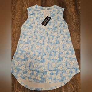 New Directions Light Blue Floral Top